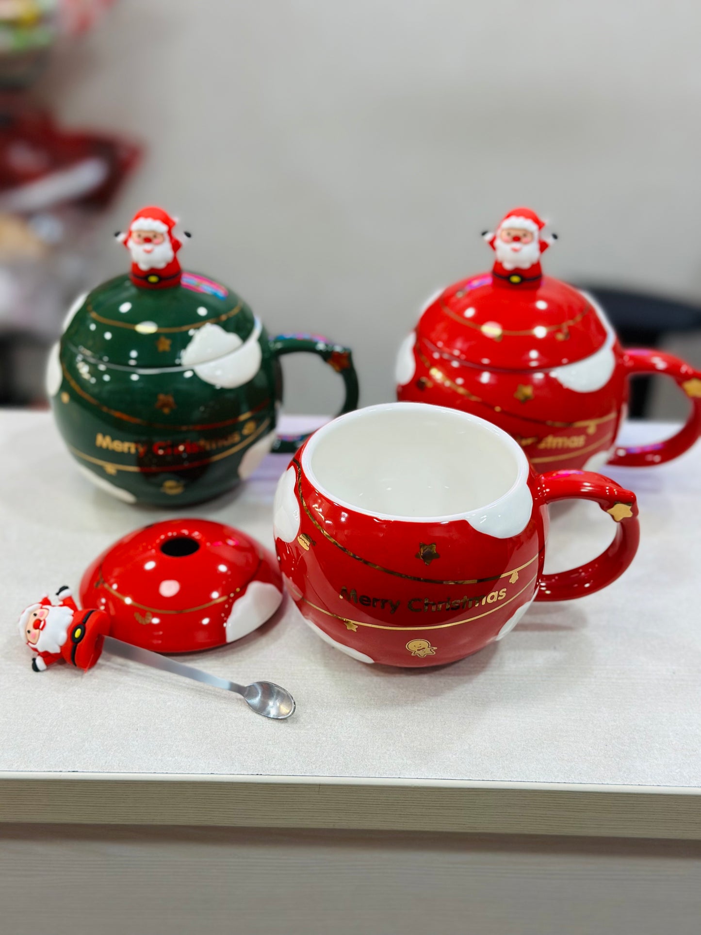 Sphere Santa Mug