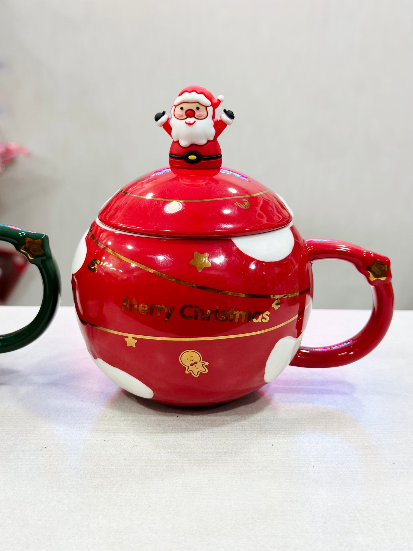 Sphere Santa Mug