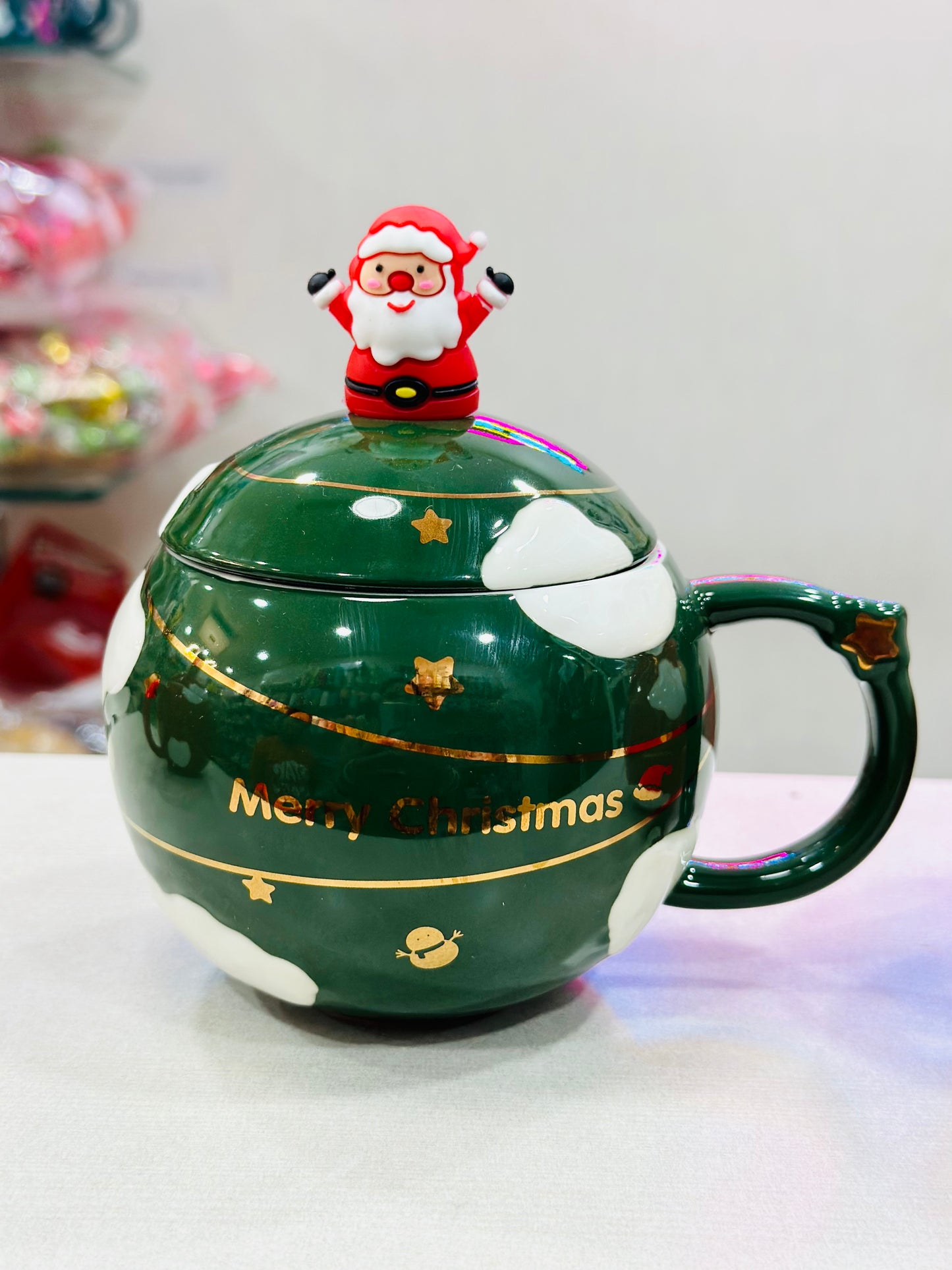 Sphere Santa Mug